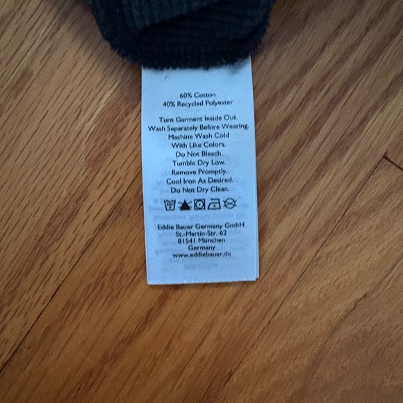 NWT Eddie Bauer Women's Myraid Thermal Long Sleeve Notch Neck Charcoal Shirt Sm - Picture 5 of 5